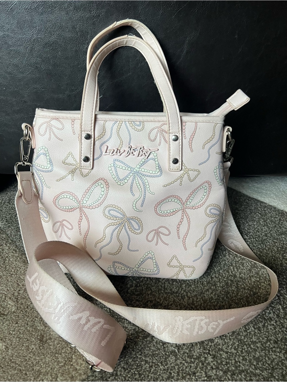 Luv Betsey Pink Bow Mini Bag